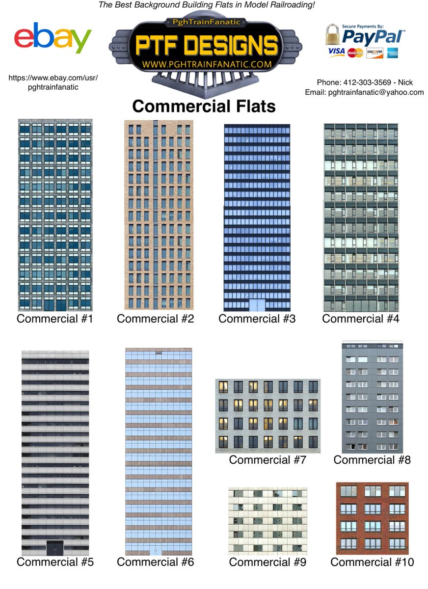 N Scale Commercial